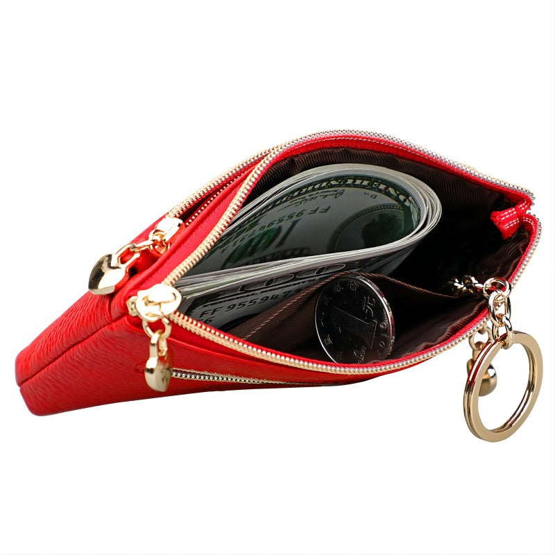 New Genuine Leather Women Wallets Rfid Female Leather Purse Long Ladies  Wallet Phone Case Woman Wallet